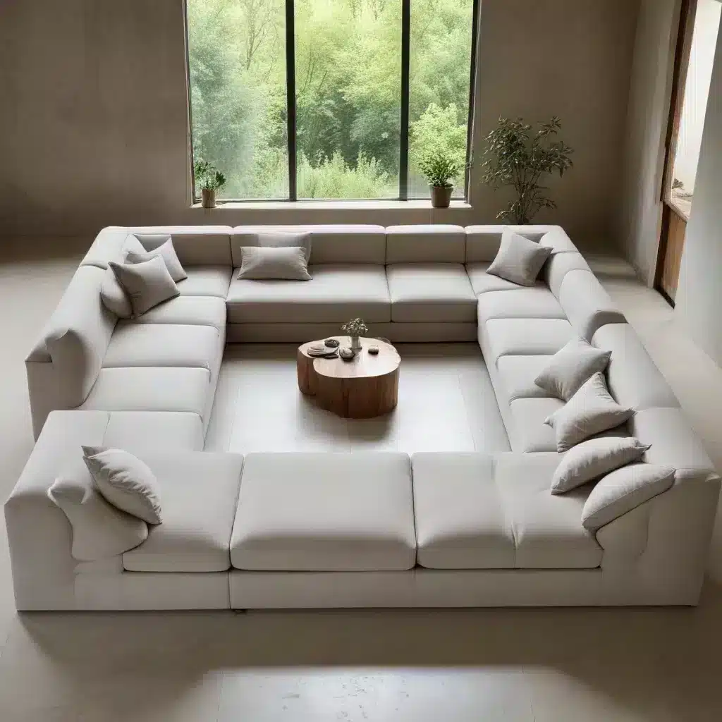 Relaxing Retreats: U-Shaped Sofa Beds for Soothing and Serene Sanctuaries