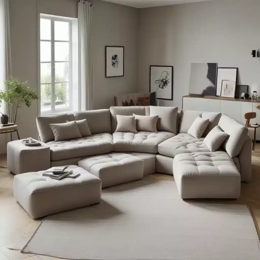 Sophisticated Seating: Refined U-Shaped Sofa Beds for Elegant Decor