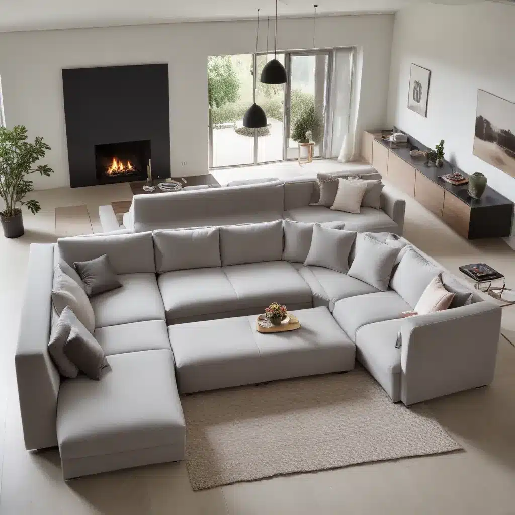 Sophisticated Seating: U-Shaped Sofa Beds for Refined Interiors