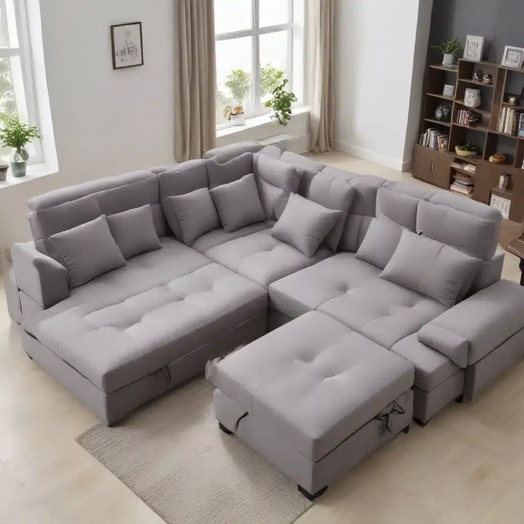 Streamlining Efficient Living with U-Shaped Sofa Beds