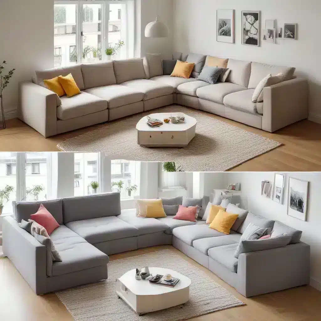Transforming Compact Spaces: U-Shaped Sofa Beds for Cozy Abodes