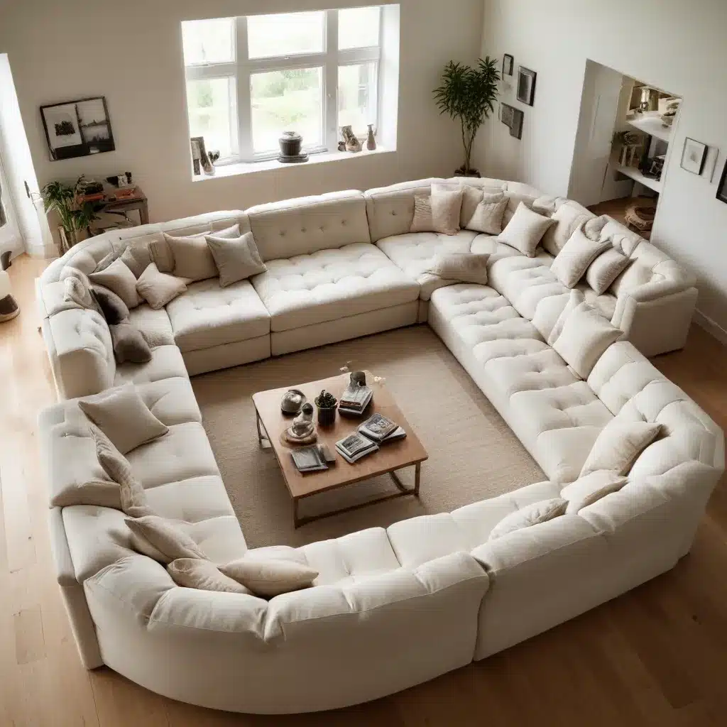 Versatile Visions: Decorating with U-Shaped Sofa Beds