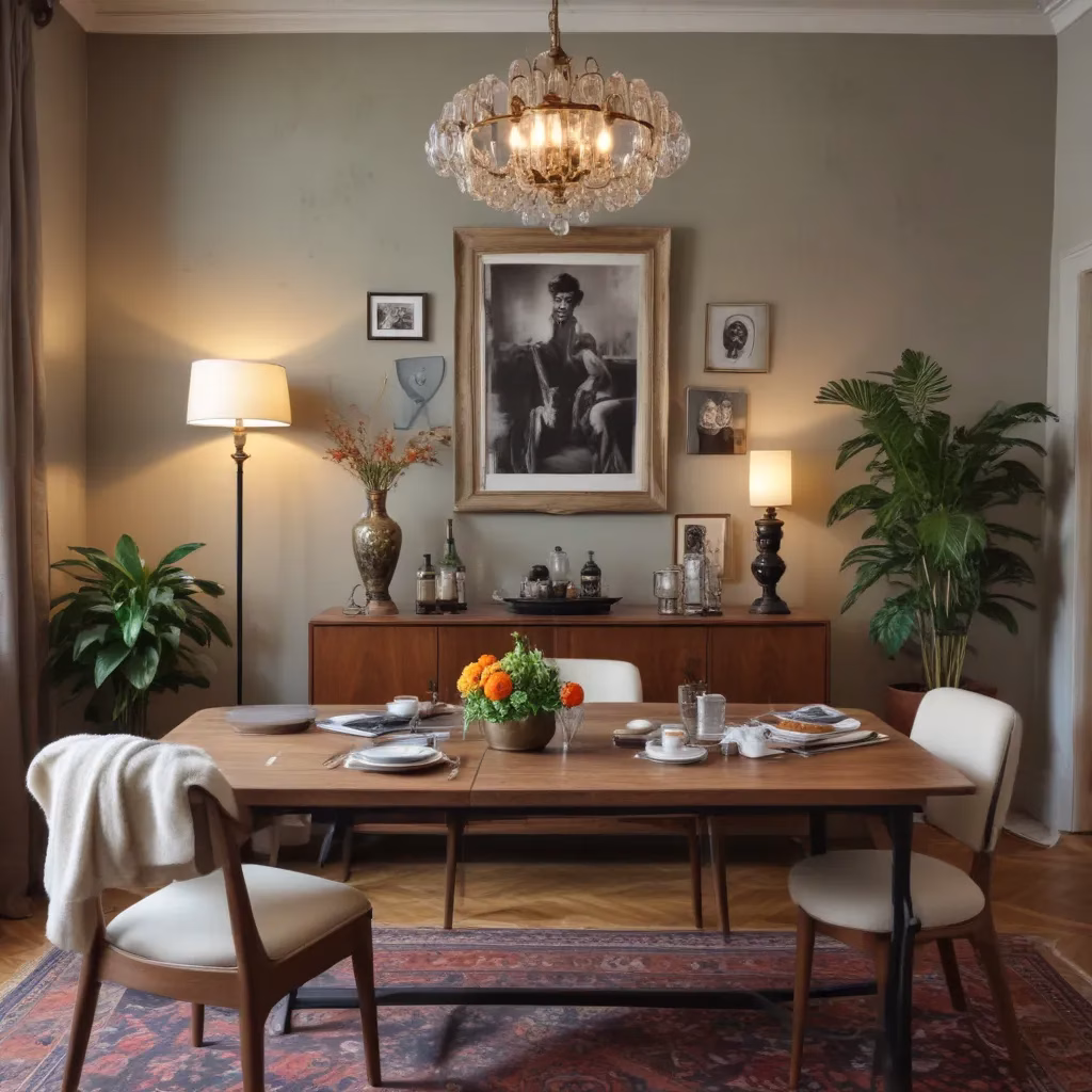 Mix Vintage and Contemporary for Eclectic Charm