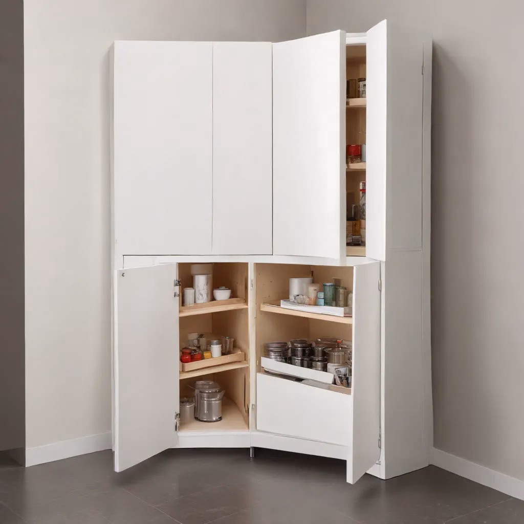 Spin and Stow: Rotating Corner Cabinets for Compact Storage Solutions