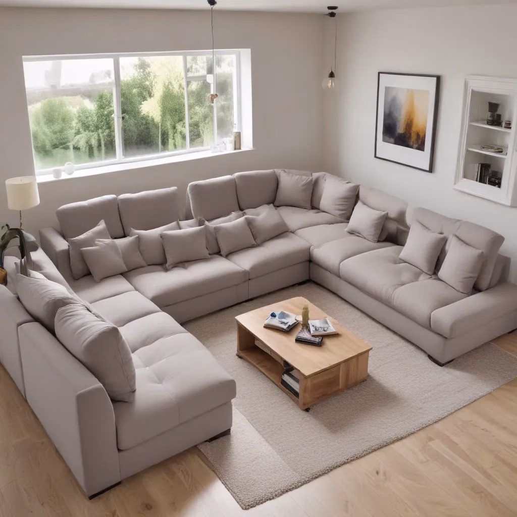 Arranging Furniture for Optimal Flow with U-Shaped Sofa Bed Layouts