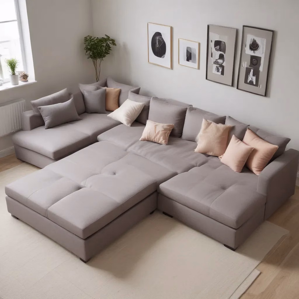Arranging Furniture to Enhance Flow: Strategic U-Shaped Sofa Bed Placement