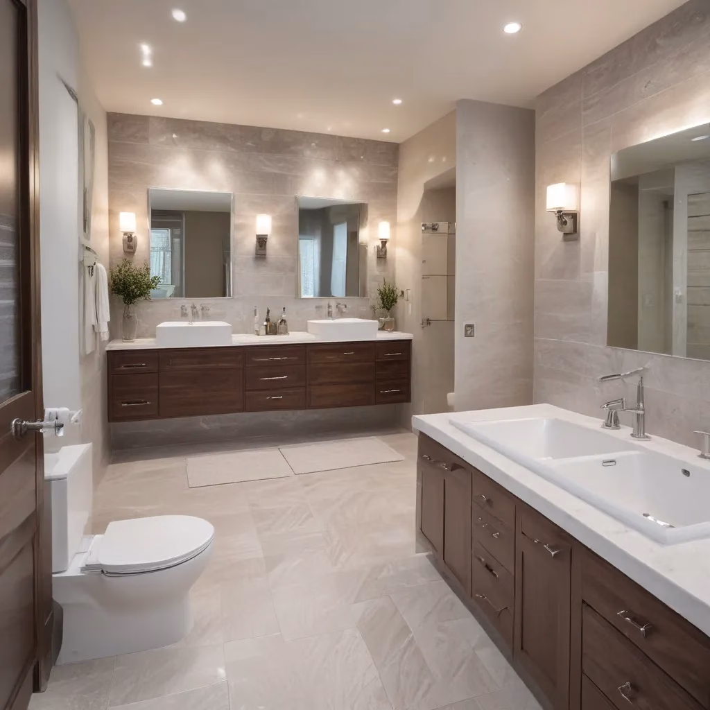 Arranging Multiple Seating Pieces for Flexible, Multipurpose Bathroom Layouts