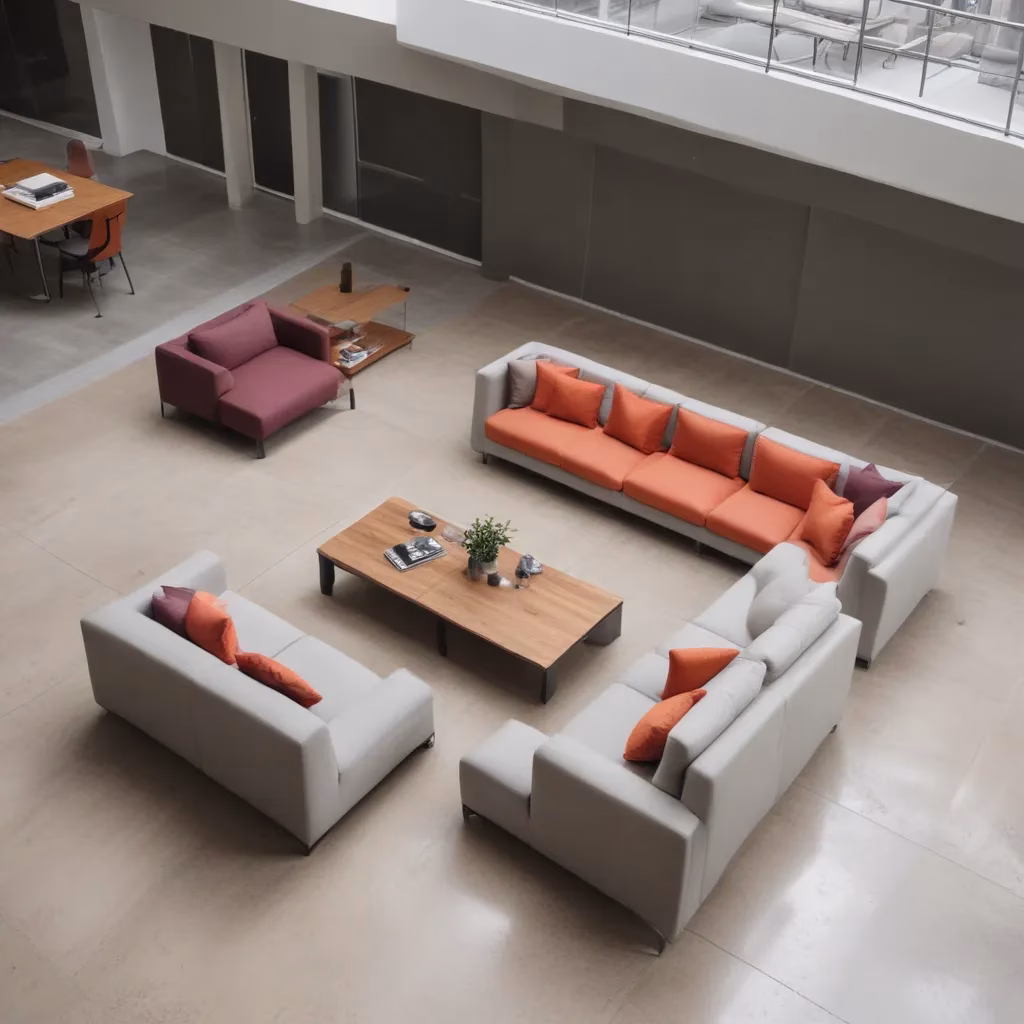 Arranging Sofas to Optimise Traffic Flow and Functionality
