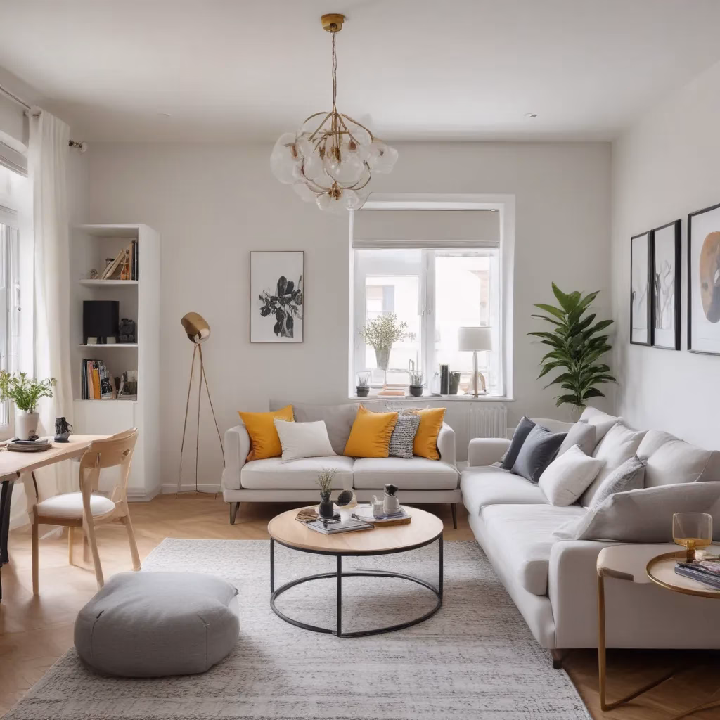 Arranging a Visually Cohesive and Practical Living Room in Small Flats