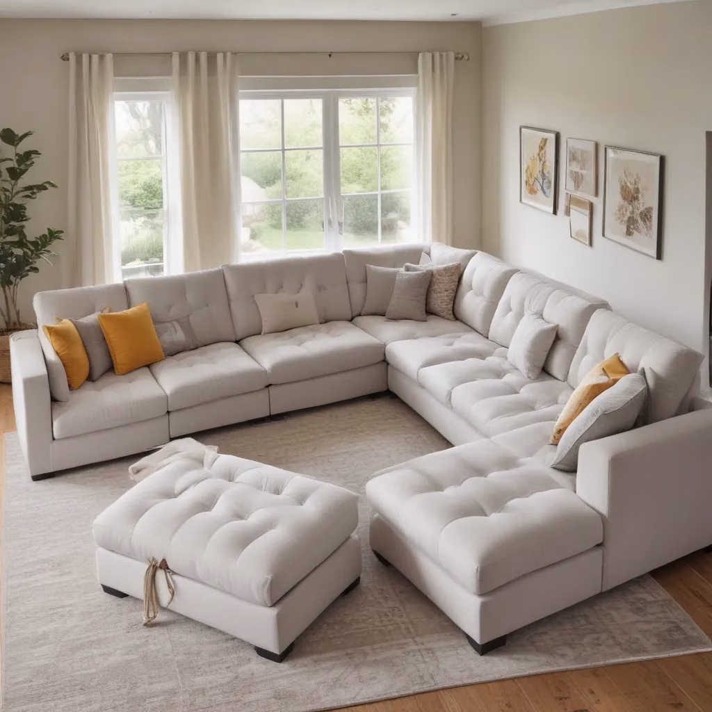 Arranging for Comfort and Conversation: U-Shaped Sofa Bed Layouts