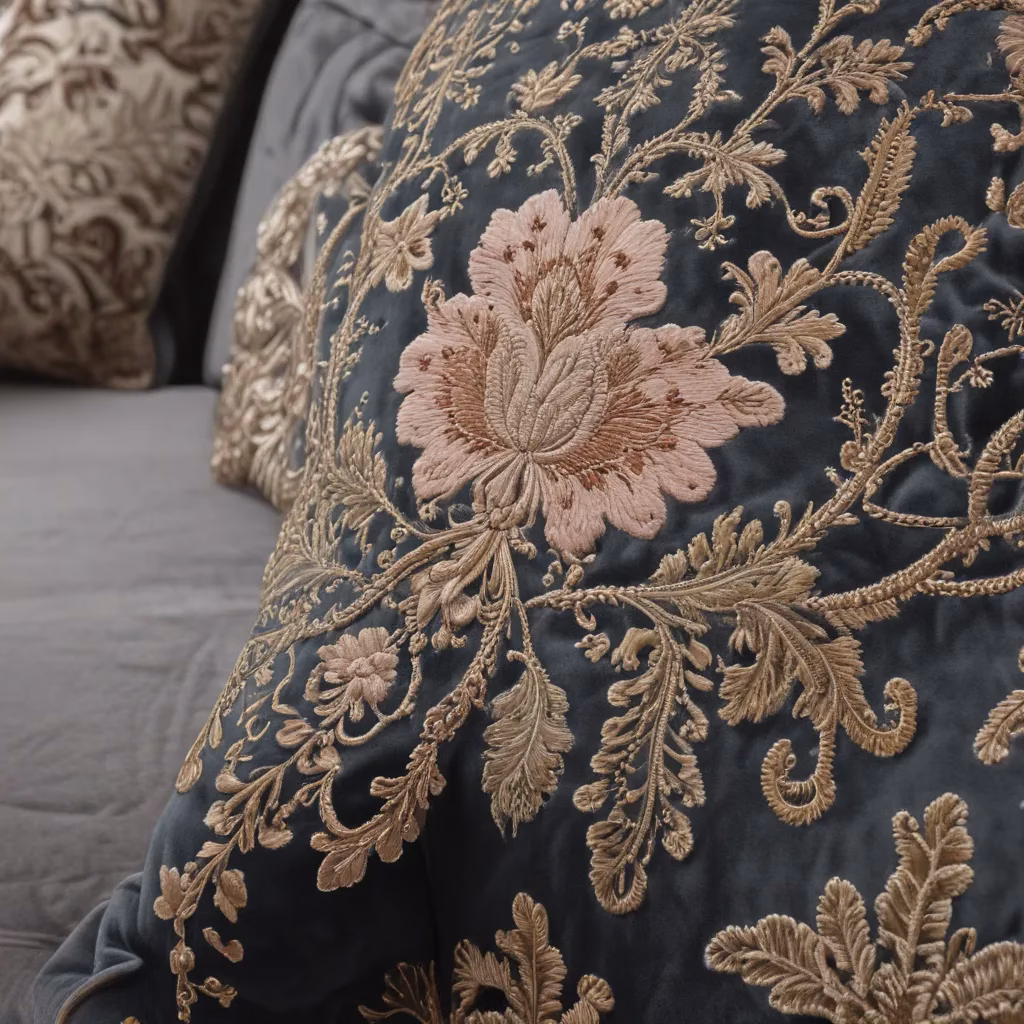 Caring for Embroidered Velvet Upholstery: Preserving Its Ornate, Intricate Designs