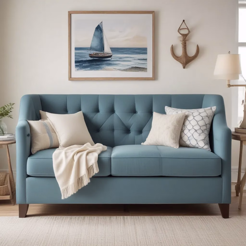 Coastal Cool: Nautical-Inspired Sofas for Breezy Bedroom Retreats