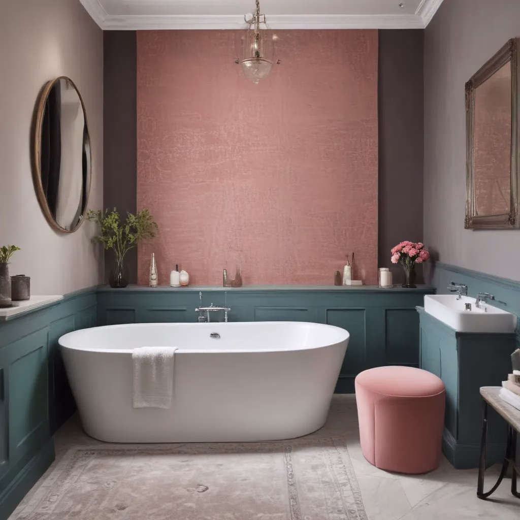 Colour Coordinating Bathroom Decor Schemes with Complementary Sofa Upholstery