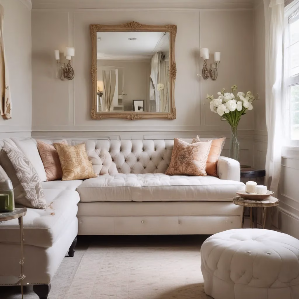 Coordinating Bathroom Decor with Sofa Upholstery