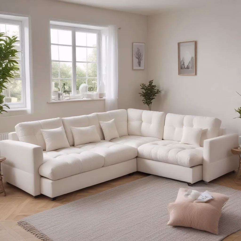 Crafting Cosy Havens with Plush U-Shaped Sofa Bed Furnishings