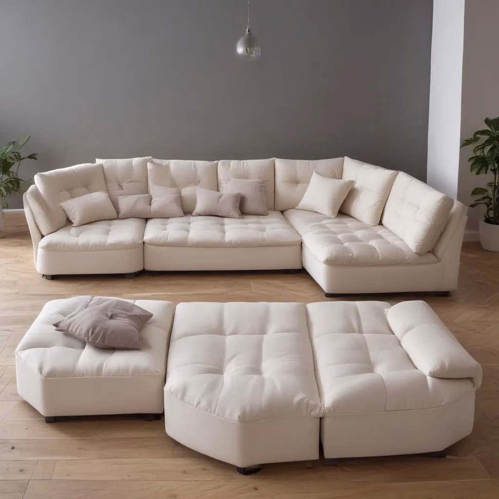 Dual-Purpose Delights: U-Shaped Sofa Beds for Flexible Home Designs