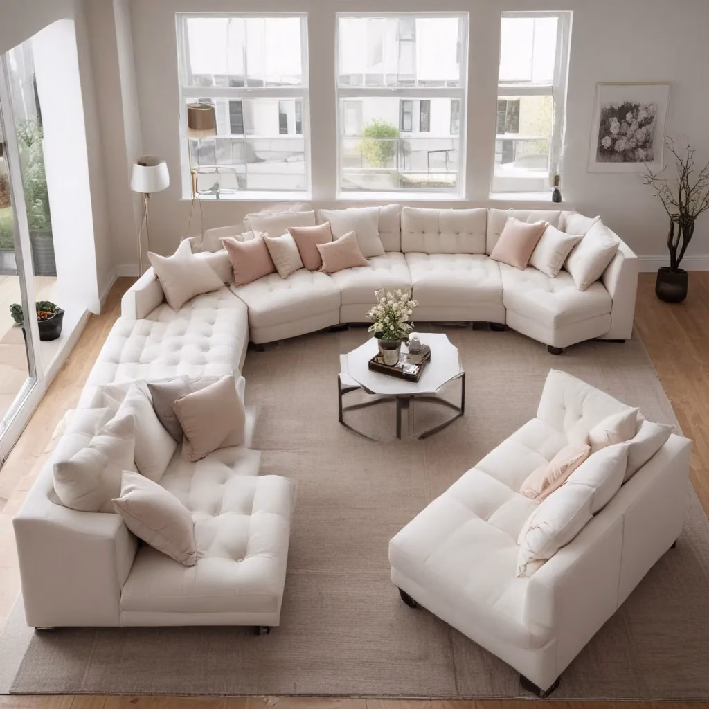 Elevating Home Decor with Sophisticated U-Shaped Sofa Beds