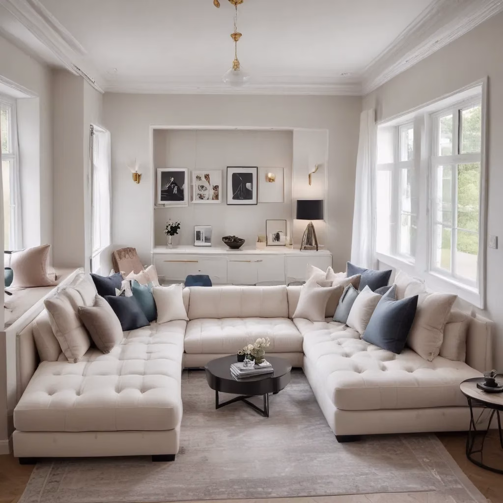 Elevating Living Rooms with Luxurious U-Shaped Sofa Bed Designs