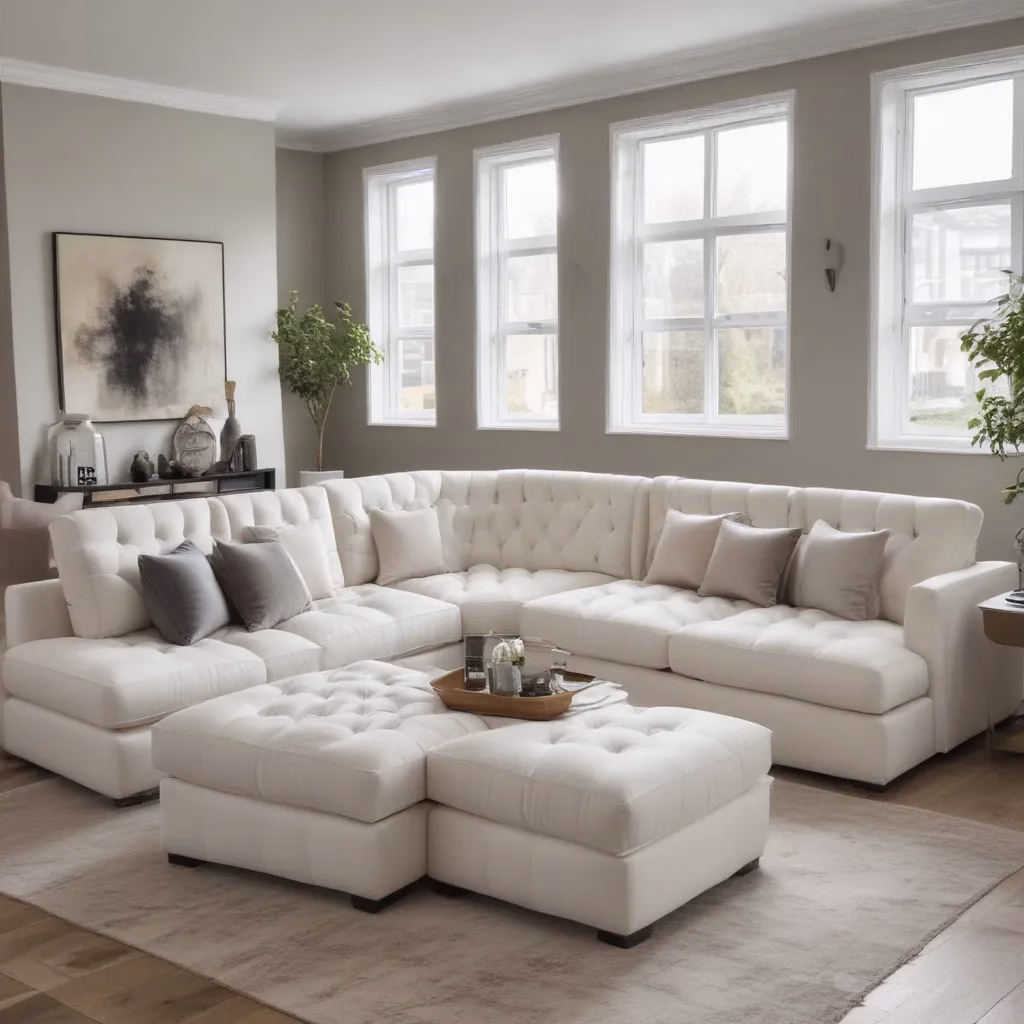Elevating Living Rooms with Luxurious U-Shaped Sofa Bed Furnishings