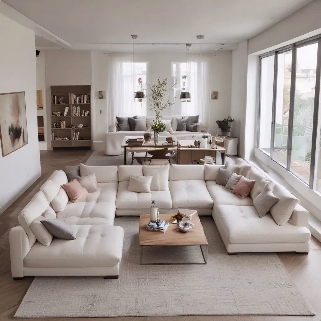 Elevating Living Rooms with Sophisticated U-Shaped Sofa Bed Designs
