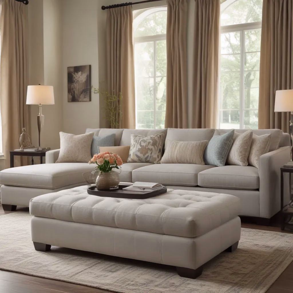 Incorporating Sofa Tables and Ottomans for Versatility