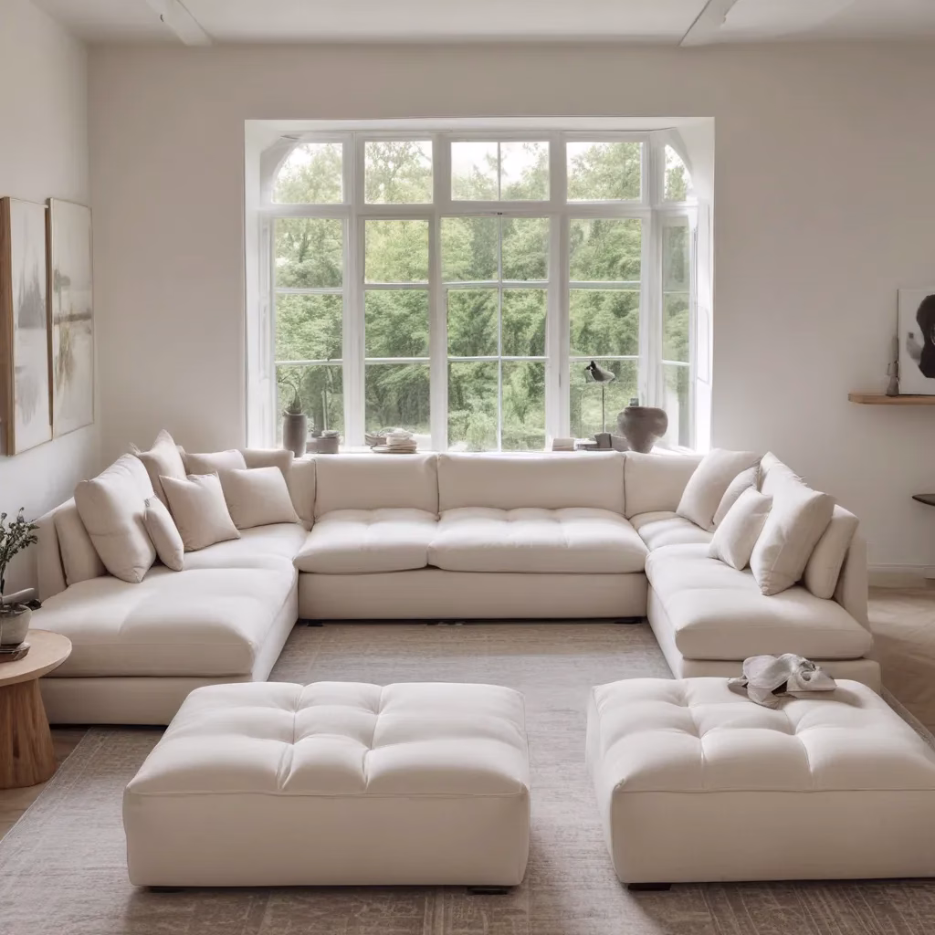 Serene Sanctuaries: U-Shaped Sofa Beds for Restful Havens at Home