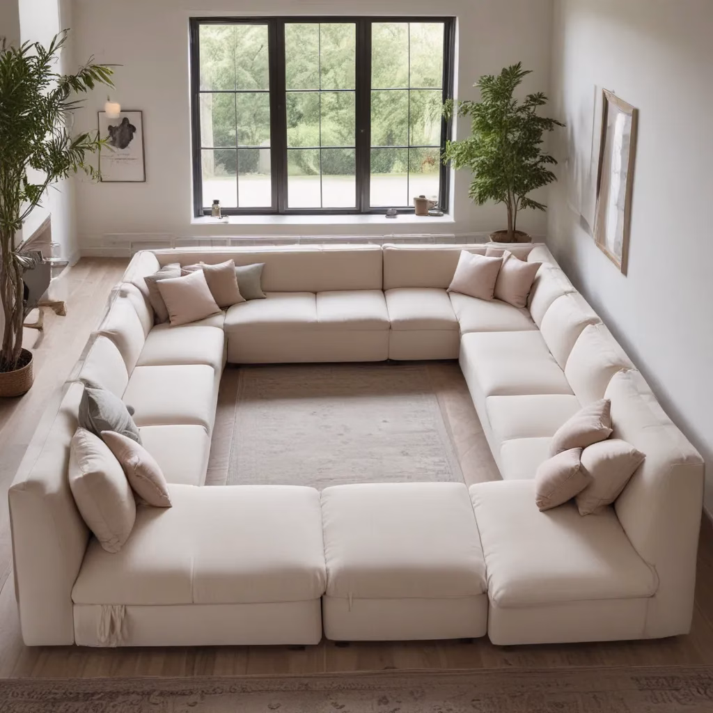 Serene Sanctuaries: U-Shaped Sofa Beds for Restful Retreats at Home