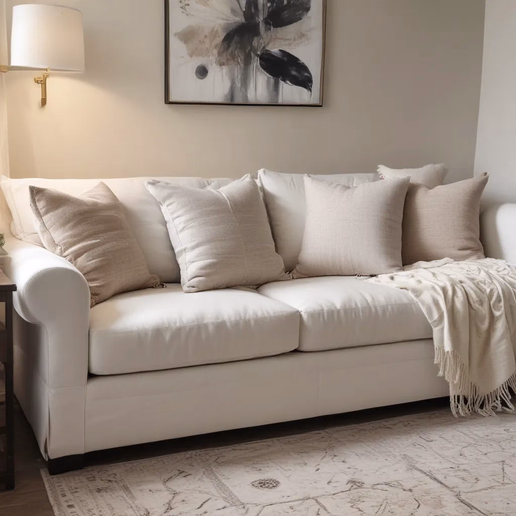 Textural Layering: Elevating Sofa Style with Throws and Pillows