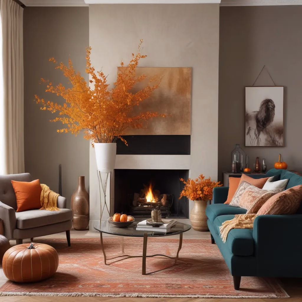 Autumn Allure: Bringing Warmth and Texture into the Living Room
