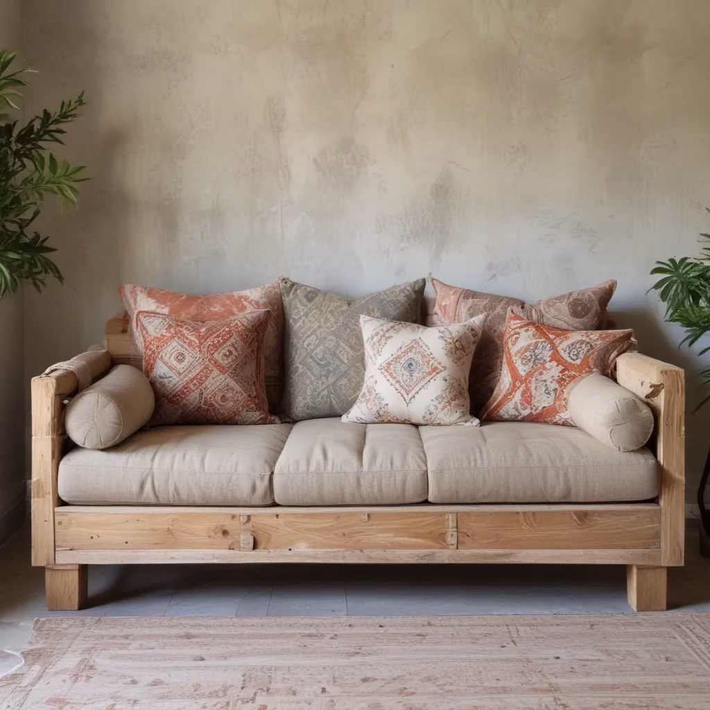 Crafting a Bohemian-Inspired Sofa from Reclaimed Wood
