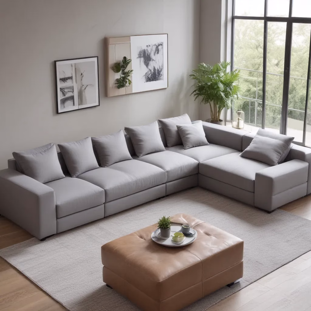 Designing a Multifunctional Living Room with Modular Sofas