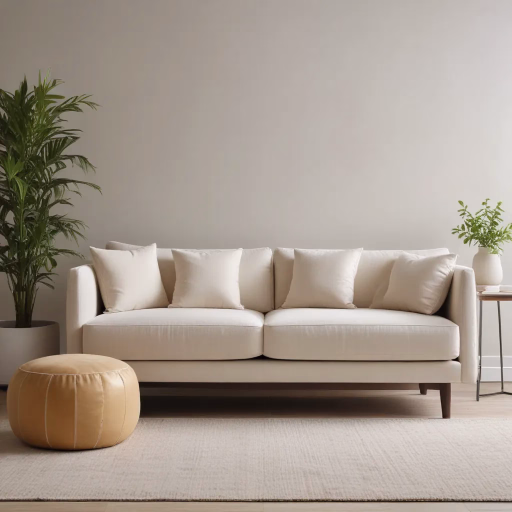 Embrace Minimalism: Sofa Decor for a Calming Oasis