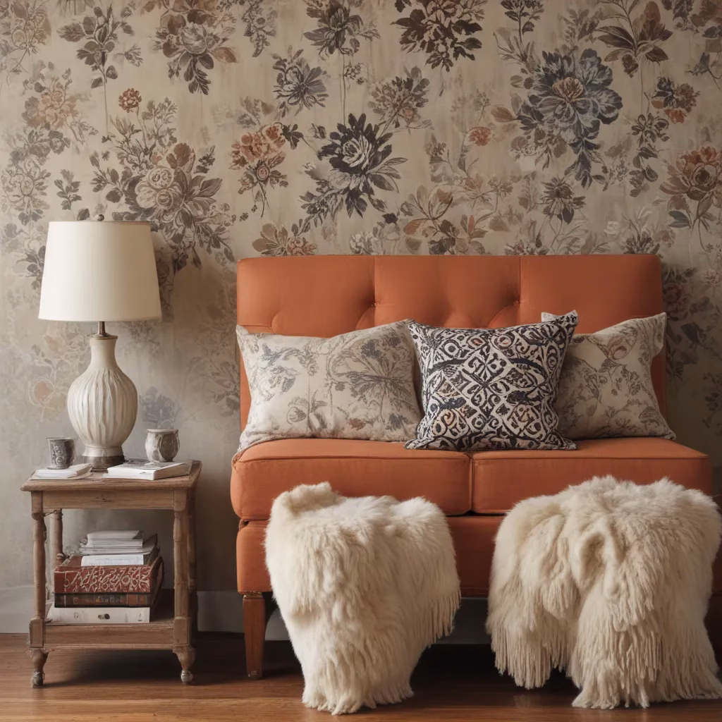 Infuse Personality: Vintage Accents and Unexpected Fabrics