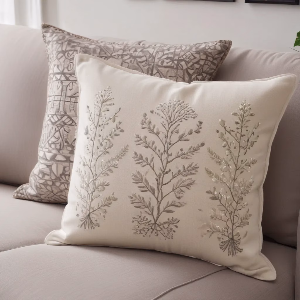 Personalising Your Sofa with Embroidered Throw Pillows
