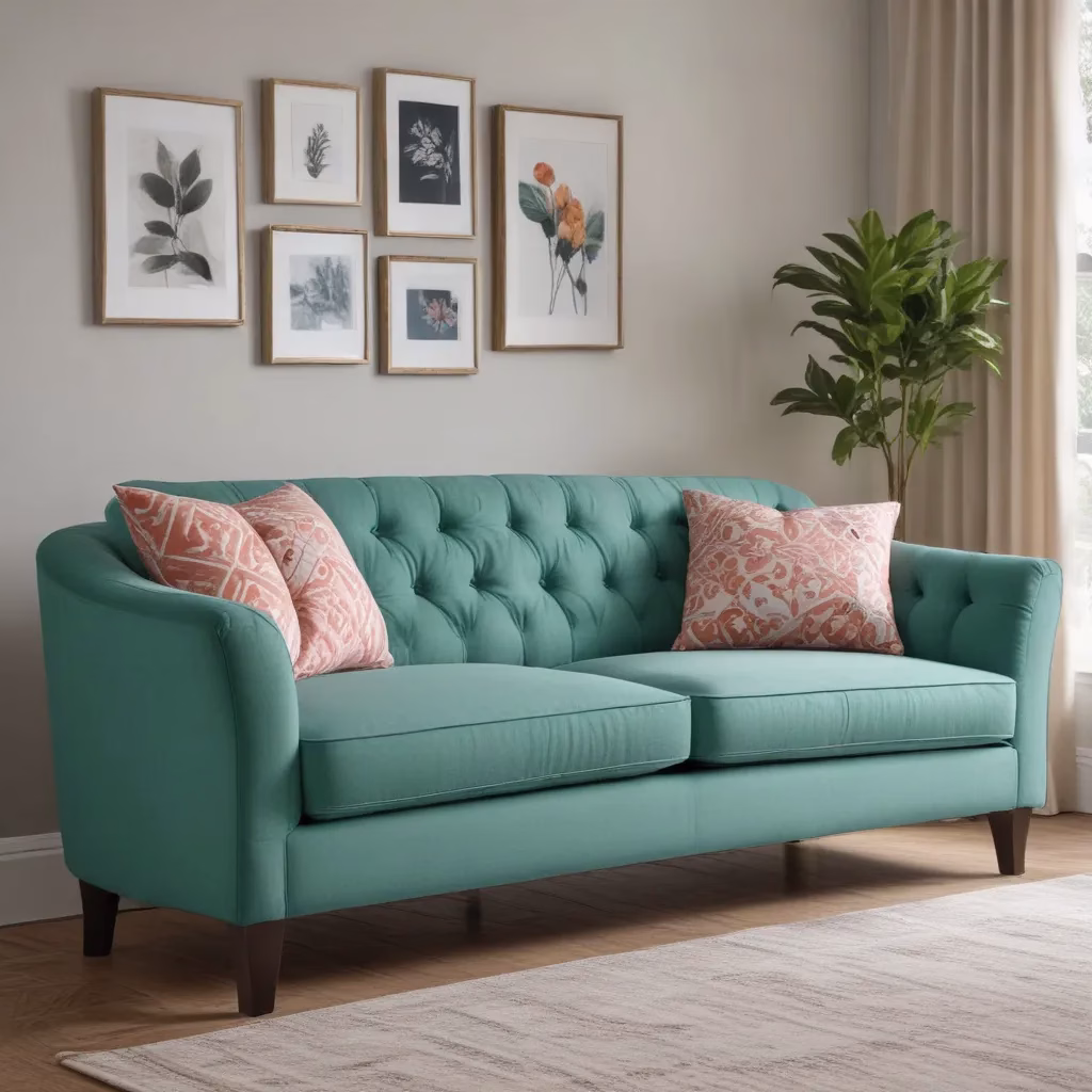 Refresh Your Living Room with a Vibrant Custom Sofa Centrepiece