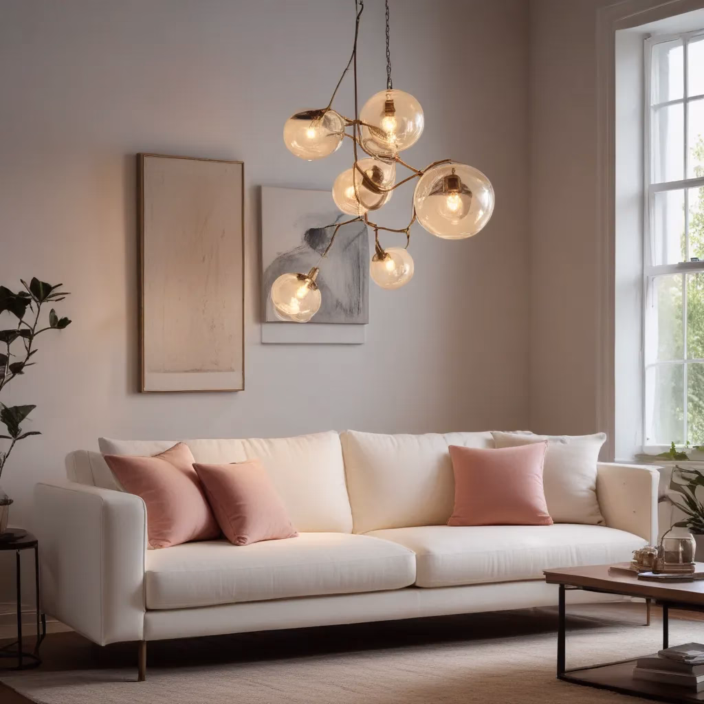 Sculptural Lighting: Highlighting Your Sofa in Style