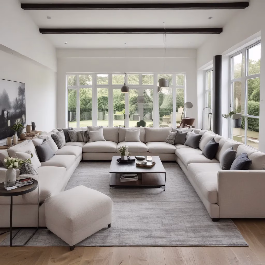 Supersized Sectionals Maximise Space and Style in Large Living Rooms Supersized Sectionals Maximise Space and Style in Large Living Rooms