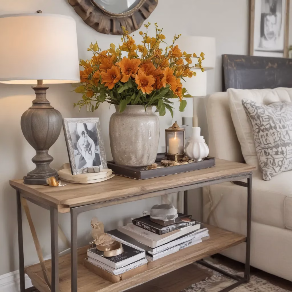 Thoughtful Sofa Table Decor: Curating Vignettes with Care