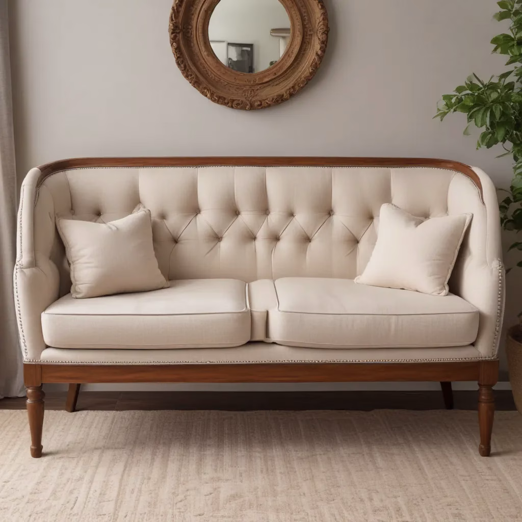 Transforming Vintage Furniture into Chic Sofa Accents