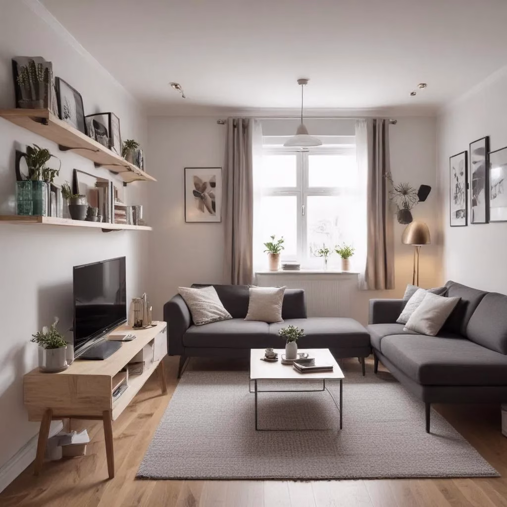 Arranging a Stylish Living Room in Tiny Flats