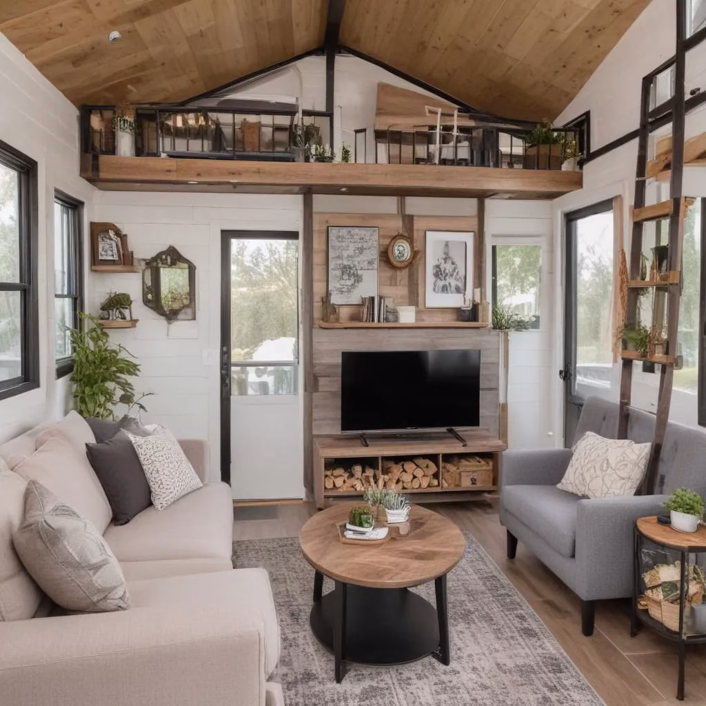 Arranging a Visually Cohesive Living Room in Tiny Homes